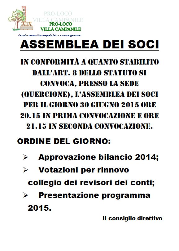 assembla soci 2015